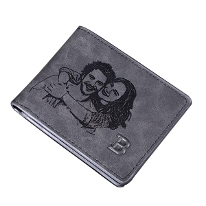 Personalisierte Foto Leder Brieftasche Brieftasche